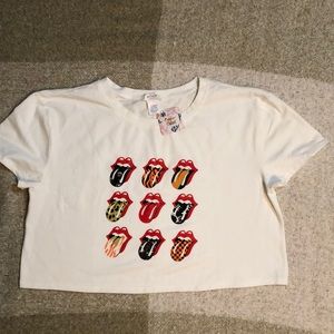 *Brand New* Cropped Tongue T-shirt